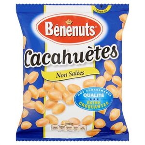 CACAHUÈTES FRUITS SECS BÉNÉNUTS - Cacahuètes Grillées Non Salées 200G - L