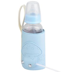 CHAUFFE BIBERON Chauffe biberon atyhao, USB portable tasse de voyage chauffe lait lait voyage thermostat d'isolement de stockage (bleu) 85816