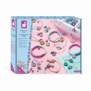Kit de bijoux - A10 - Perles pour Bracelet - Multicolore - 24 styles - Pour enfants de 4 ans et Kit de bijoux - A10 - Perles pour Bracelet - Multicolore - 24 styles - Pour enfants de 4 ans et