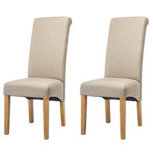Lot De 2 Chaises De Salle A Manger Style Moderne 46 68 105cm