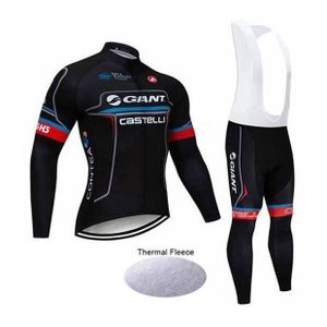 X-TIGER Homme Maillot de Cyclisme Manches Longues Vestes de Cyclisme Coussin Rembourr/és en Gel 5d Pantalons V/élo VTT V/êtements Respirant Automne Hiver Thermique Polaire Maillot//V/êtements Coupe-Vent