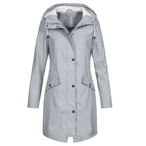 Kiyte Manteau De Pluie /À Capuche Imperm/éable Longue Longueur pour Hommes//Femmes Veste de Poncho de V/élo Imperm/éable R/éutilisable avec Cordon EVA pour Coupe-Vent de Voyage,Noir,XXXL