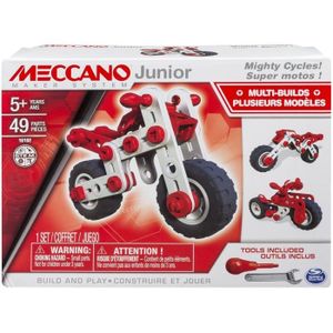 VOITURE À CONSTRUIRE MECCANO JUNIOR Super Motos 3 modèles en 1 - Jeu de VOITURE À CONSTRUIRE MECCANO JUNIOR Super Motos 3 modèles en 1 - Jeu de