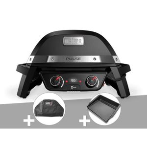 BARBECUE Barbecue électrique - WEBER - Pulse 2000 - 3 modes de cuisson - iGrill