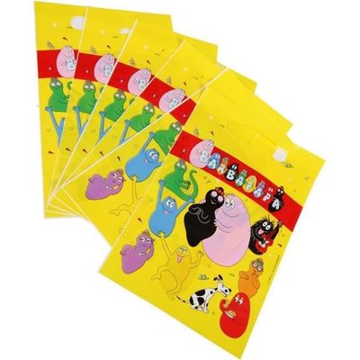 Pochettes A Cadeaux Barbapapa X6 Achat Vente Deco De Fete Murale Plastique Cdiscount