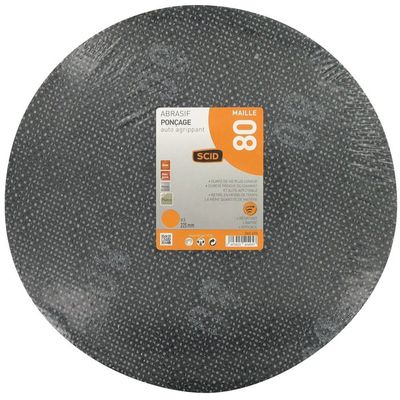 Lot 5 Disques Abrasifs Scid 125 Mm Grain 180 – Anti-encrassement, Usage Intensif, Auto-agrippants
