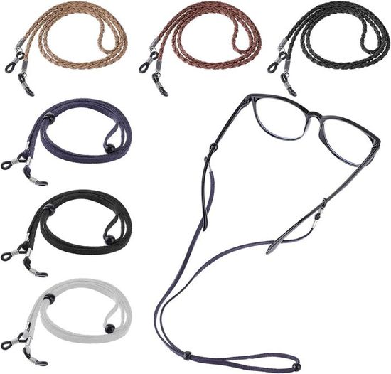 Attache Sangle Lunettes LIPIODOL Lot 30 Connecteurs Silicone Réglables + 30 Mousquetons - Supports Antidérapants Pour Chaînes De Lunettes, Bracelets, Bijoux Et Masques