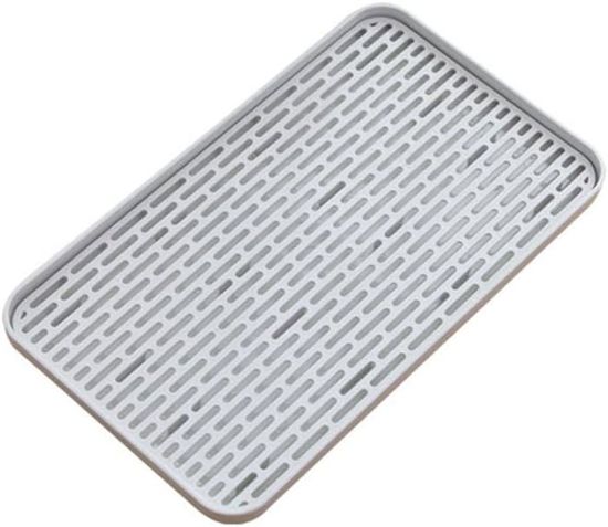 Plateau De Savon En Silicone Pour évier De Cuisine - 45x8x1,7 Cm, Antidérapant, Séchage Rapide