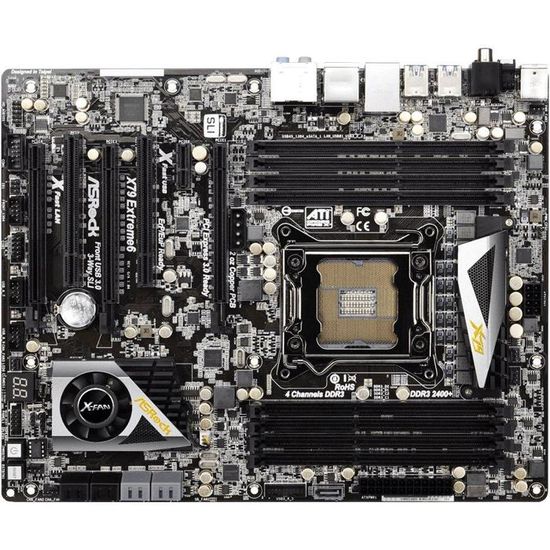 Carte mère ASRock X79 Extreme6 Intel X79 LGA 2011 8xDDR3 64GB ATX