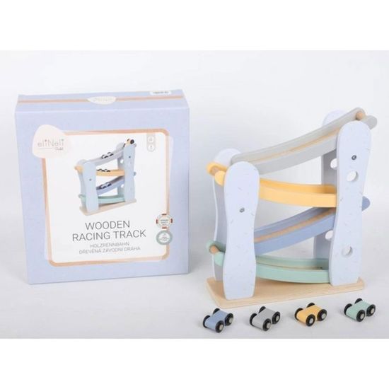 Rampe de course et 4 voitures en bois Boho Chic Tiny Love Rampe de course et 4 voitures en bois Boho Chic Tiny Love