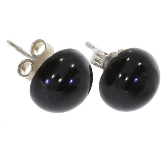 Boucles D'oreilles Argentées Carrées - Le Bijou Français - Dormeuses - Neuf Avec étiquettes