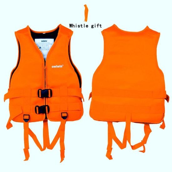 Gilet De Sauvetage Adulte Enfant - Néoprène, Réglable, Avec Sifflet - Pour Kayak, SUP, Natation, Bateau, Activités Nautiques