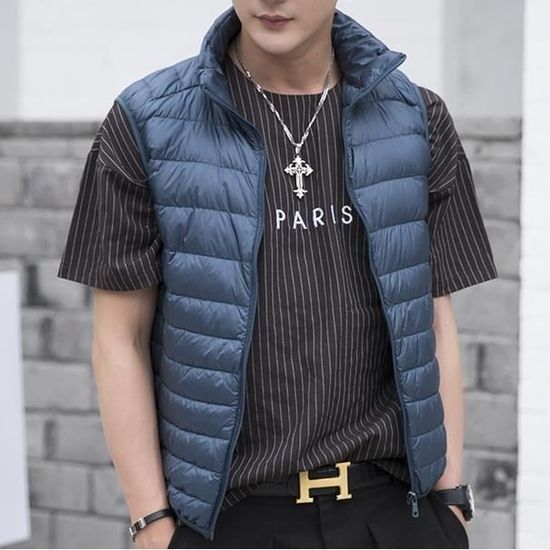 Doudoune sans on sale manche legere homme