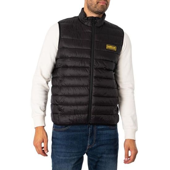 Gilet équestre Réversible Reed Hill - Homme Taille 46 - Noir Et Marron - 5 Boutons