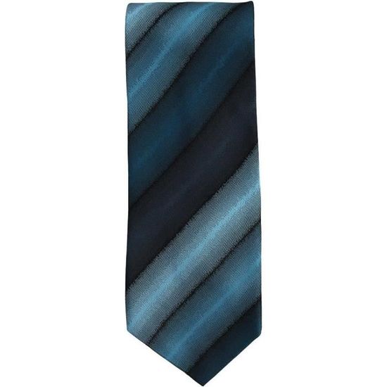 Cravate De Soie Rayée - 100% Soie Italienne, Longueur 150 Cm Environ, Neuf Avec étiquette