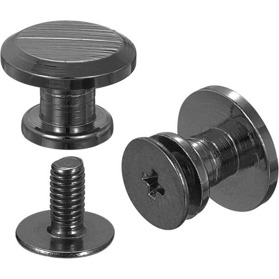 RIVET,8--Lot De 10 Rivets Métalliques Pour Sac En Cuir, Clous, Punk, Pour Ceinture, Casquette