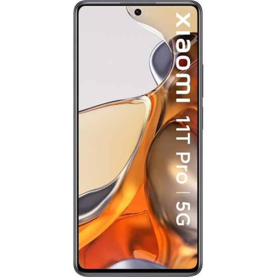 Smartphone Xiaomi 11T Pro 256 Go Gris - Mémoire 8 Go - Écran 6,67" - Double SIM