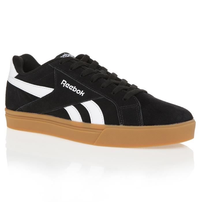 REEBOK Baskets Royal Comple - Homme - Noir et blanc