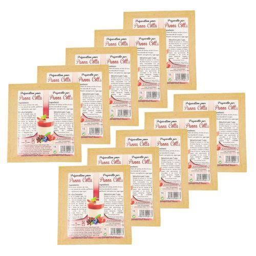 Préparation de dessert Panna cotta - 10 sachets x 40g