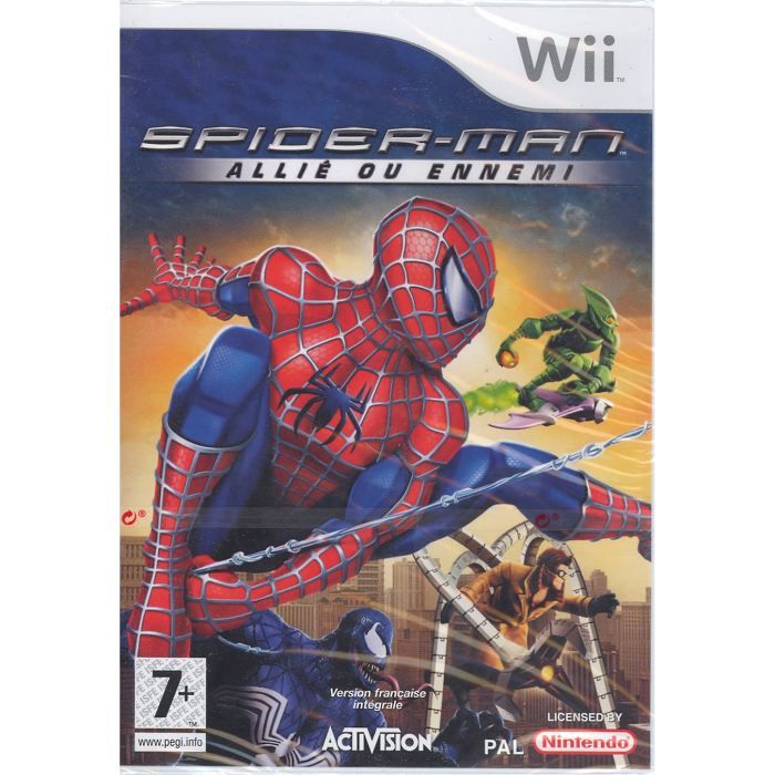 Deg Spiderman Allie Ou Ennemi / Jeu Console Nintendo W