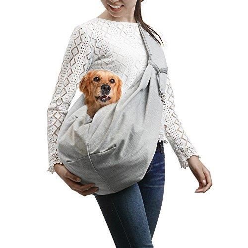 Ownpets Sac Transport Chien Reversible Sling se Peloter Transporteur pour Petit Chien Sling Sac de Transport Sécuritaire, Confortabl