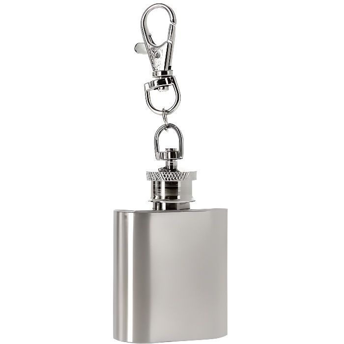 flasque alcool avec porte clé