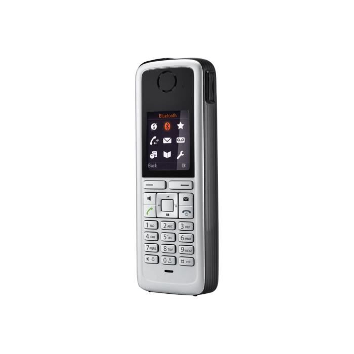 Unify OpenStage M3 Extension du combiné sans fil interface Bluetooth DECT noir, argenté(e)