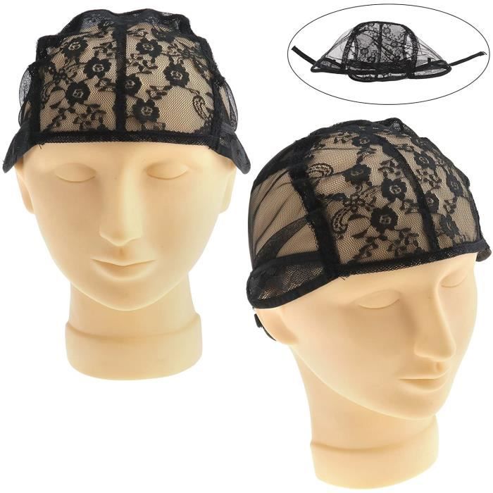 Extensions de cheveux et perruques et accessoires Bonnet Perruque U-Part Casquette Pleine Maille Tissage Chapeaux Filet 249199