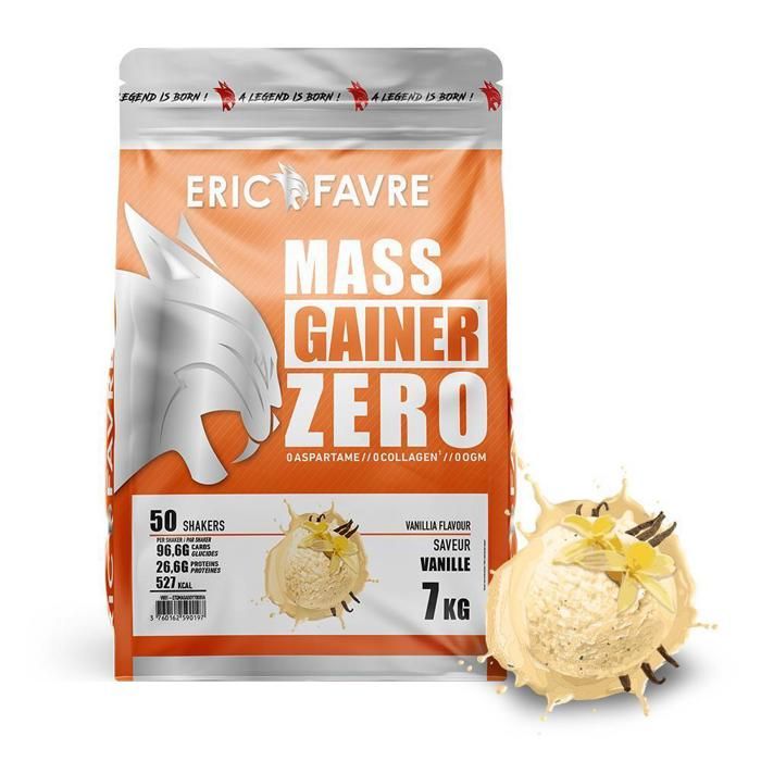 Eric Favre - Protéines - Mass Gainer Zero Vanille - Gainers - Vanille