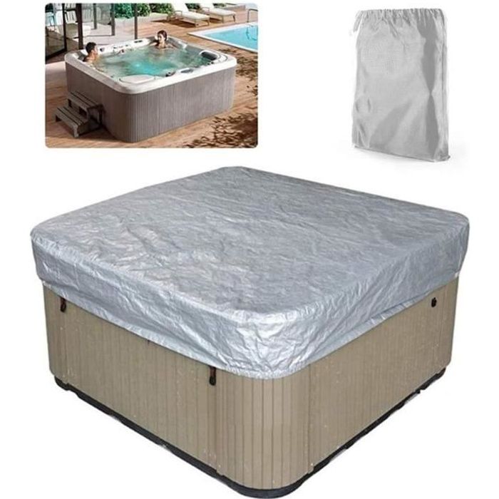 Bache Piscine - Massage-AED Housse de Protection pour Piscine et Jacuzzi,Couvercle De Spa, Capuchon Extérieur Étan97