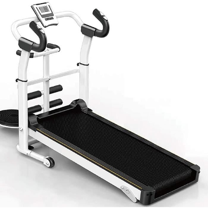 TAPIS DE COURSE de Course Mécanique, Tapis de Course Pliable Tapis Roulant mécanique avec ACL-écran Pliabl246