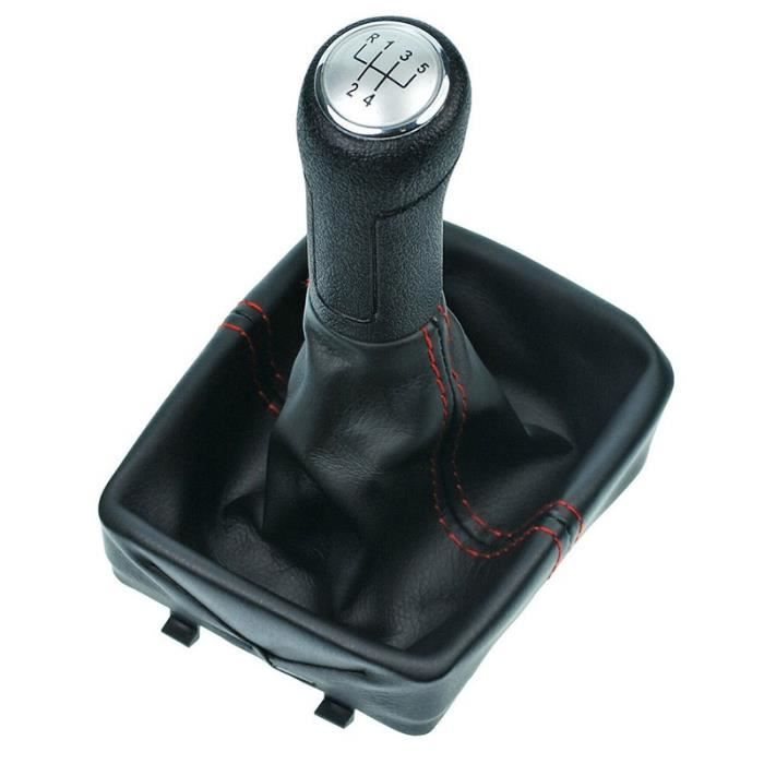 Pièces Auto,Couvercle de pommeau de vitesse de voiture 5 vitesses, pour Volkswagen Polo 9N, 9N2, 9N3, années 2001 2009,
