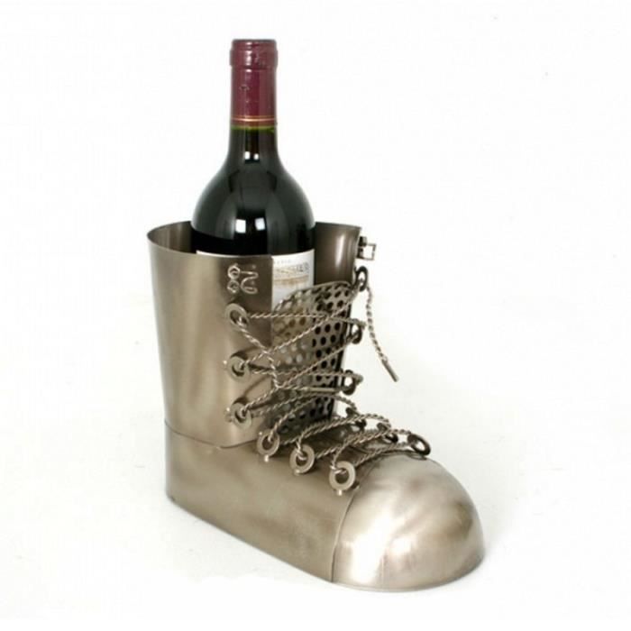 Porte bouteille métal Chaussure