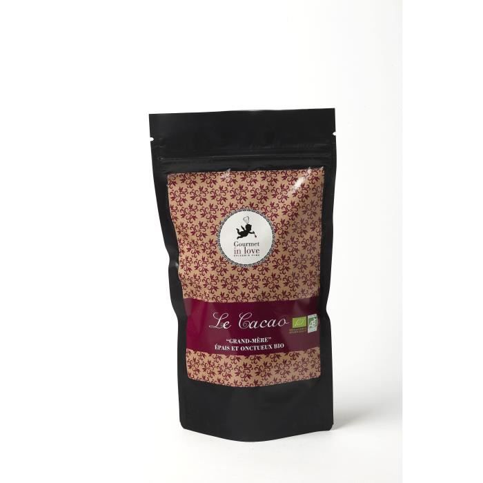 GOURMET IN LOVE Cacao “Grand-mère“ Épais et Onctueux Zip Pack - 200 g