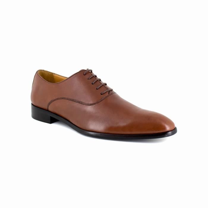 Richelieu Homme J.Bradford Cuir Camel JB-ILION