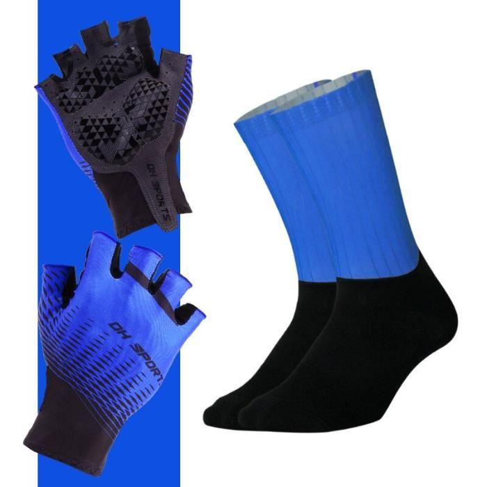 Gants vélo,Gants de cyclisme antidérapants avec chaussettes de cyclisme antidérapantes ensemble de gants de vélo vtt - Type G08