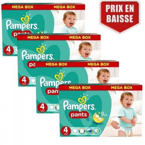 319 Couches Pampers Baby Dry Pants taille 4