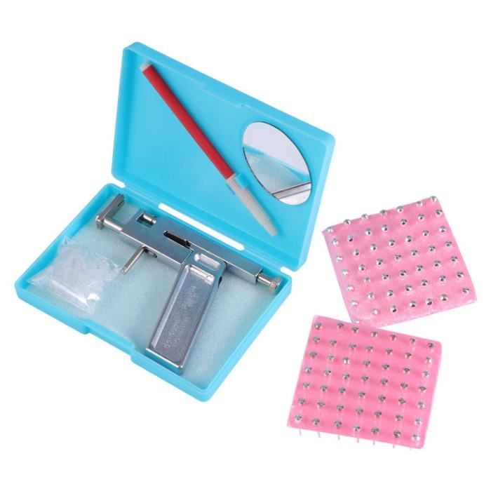 1 kit de perçage d'oreille sans douleur outil de professionnel en acier inoxydable COFFRET HYGIENE NEZ - COFFRET HYGIENE OREILLE
