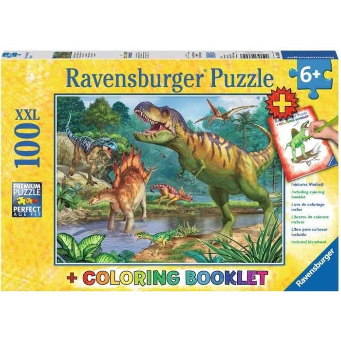 Ravensburger 4005556136957, Jeu de puzzle, Dinosaures, Enfants, Dinosaure, Garçon-Fille, 6 année(s)