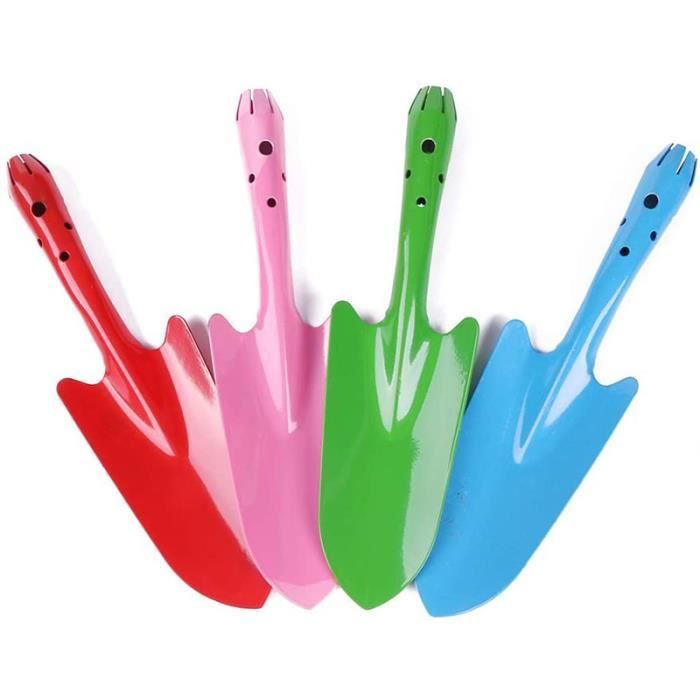 Pelles en MéTal Jardin Pelle à Main pour Enfants Belle Pelle de Jardinage Set Truelle Pelle pour IntéRieur ExtéRieur