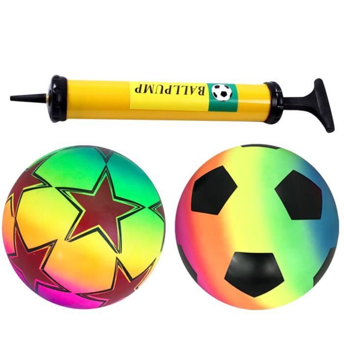 1 ensemble de jouets drôle ballon de football gonflable PVC balle pour les enfants pour la MEDECINE BALL - BALLON DE MUSCULATION