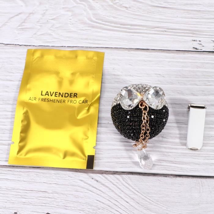 Clip de parfum de voiture strass bowknot diffuseur d'aromathérapie solide sortie PERSONNALISATION VEHICULE - DECORATION VEHICULE