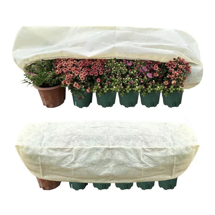 2 Housses Protège-Pots Rectangulaires Anti-Gel 100x40x45 Cm – Protection Plantes Balcon, Rebord Fenêtre, Jardin Contre Froid & Vent