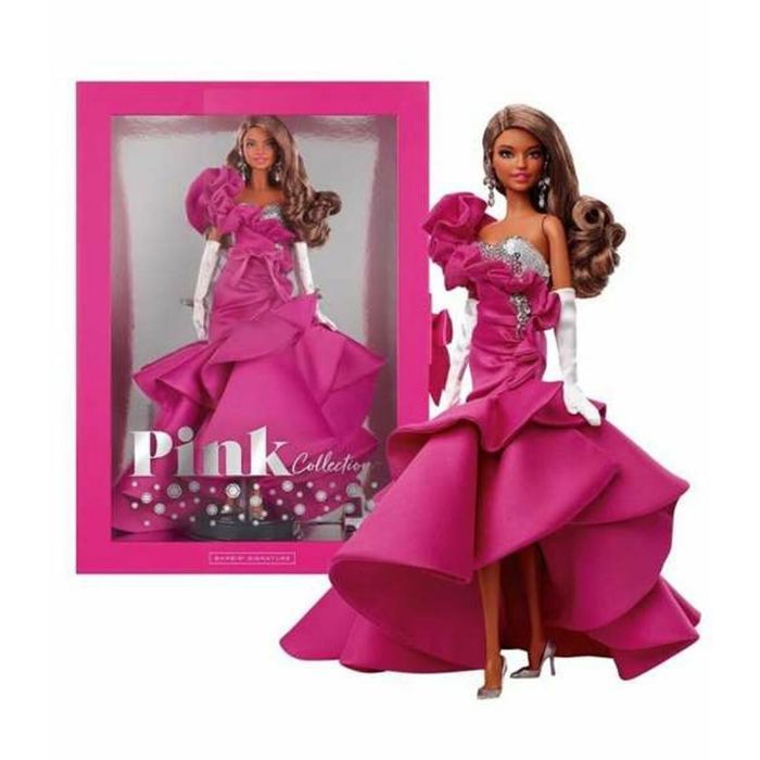 Poupée Barbie GXL13 Pink Collection Série Corps Silkstone