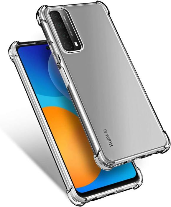 Coque My-Kase Pour Huawei P Smart 2021 - Tête De Mort Sur Fond Noir
