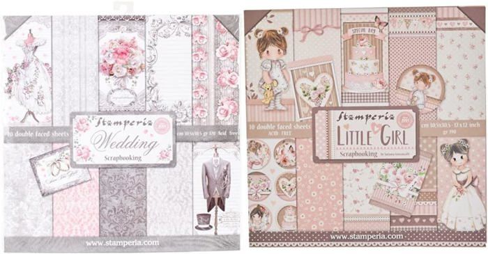 Carta Per Scrapbooking Stamperia - Blocco 10 Fogli 30.5x30.5cm, Doppia Faccia Little Girl - Foto 4