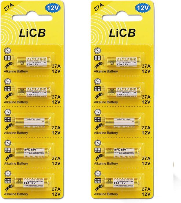 Everaactive A27 12 V Piles Alcalines 27 A Lr27 A Mn27 L828 1 Carte