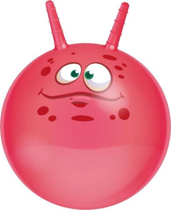 Ballon sauteur - Eddy Toys - Baton sauteur - 45 cm - Rose - Pour enfants à partir de 3 ans