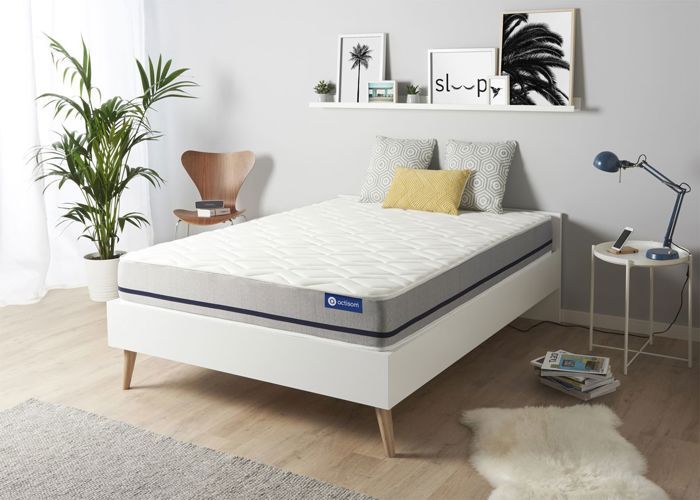 Matelas - ACTISOM - Actimemo Soft - 150x200 cm - Mousse à mémoire de forme - Hypoallergénique Matelas - ACTISOM - Actimemo Soft - 150x200 cm - Mousse à mémoire de forme - Hypoallergénique