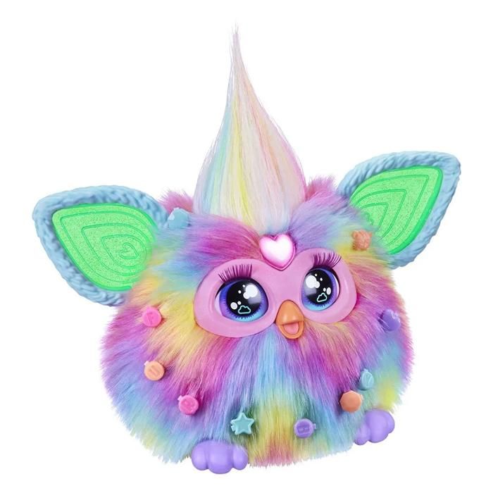 Jouet en Peluche Interactif - FURBY - Furby Tie Dye - Multicolore - Version Espagnole - 4 ans et plus